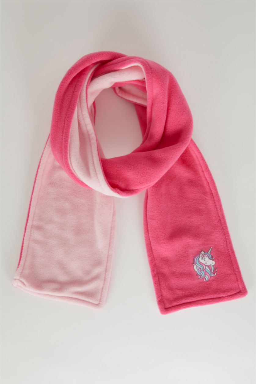 FILLES Rose Écharpe en tricot pour Fille