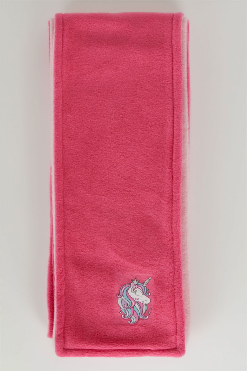 FILLES Rose Écharpe en tricot pour Fille