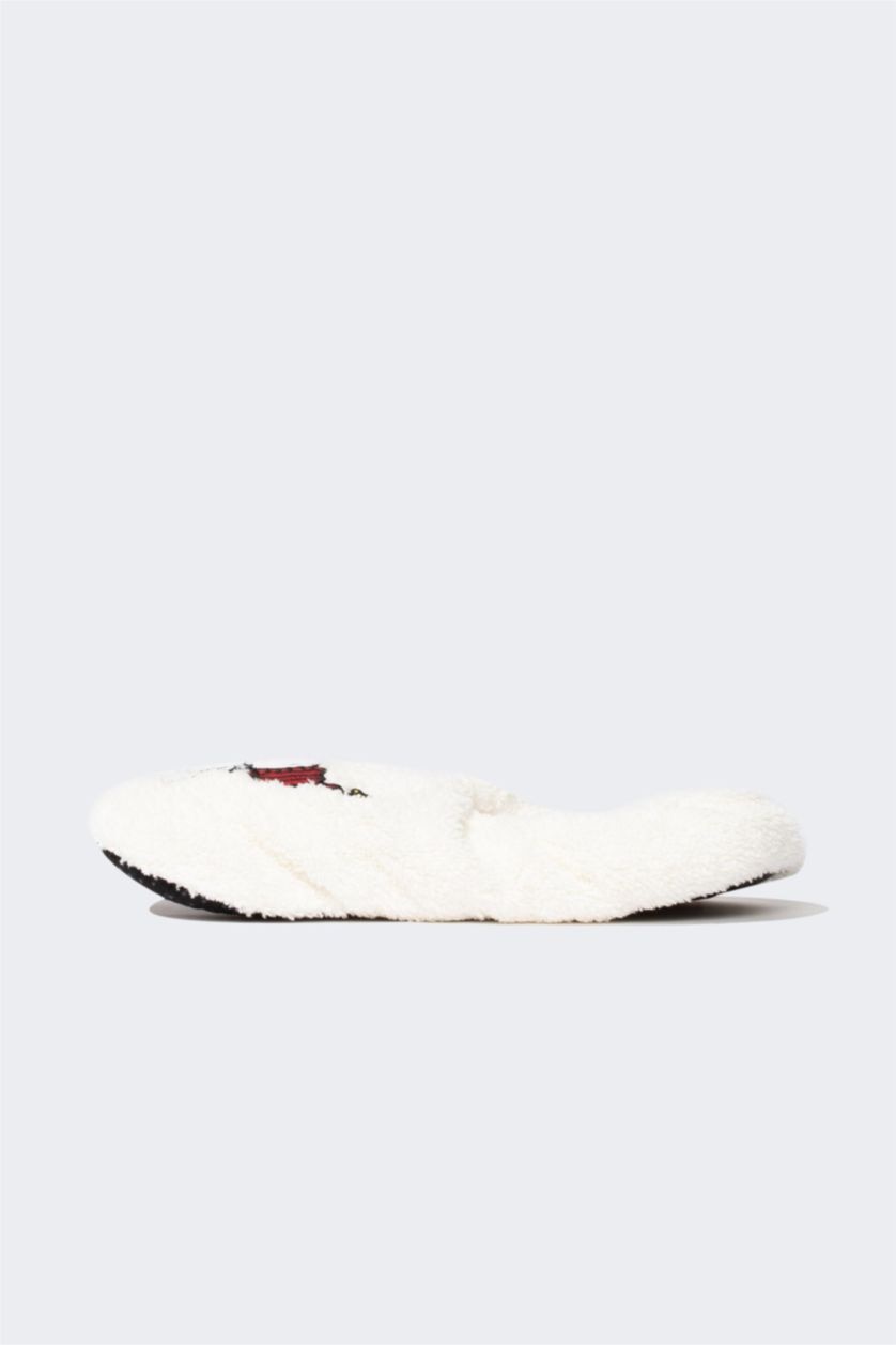 نساء بيج شبشب منزلي نسائي بكعب مسطح من سنوبي