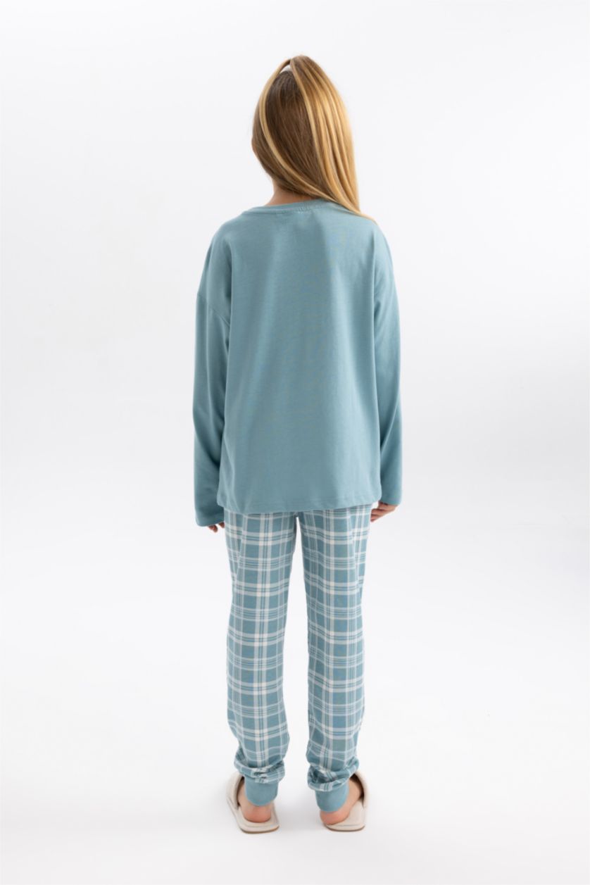 GIRLS & TEENS Aqua Girl Disney Lilo & Stitch Cotton Pajama Set