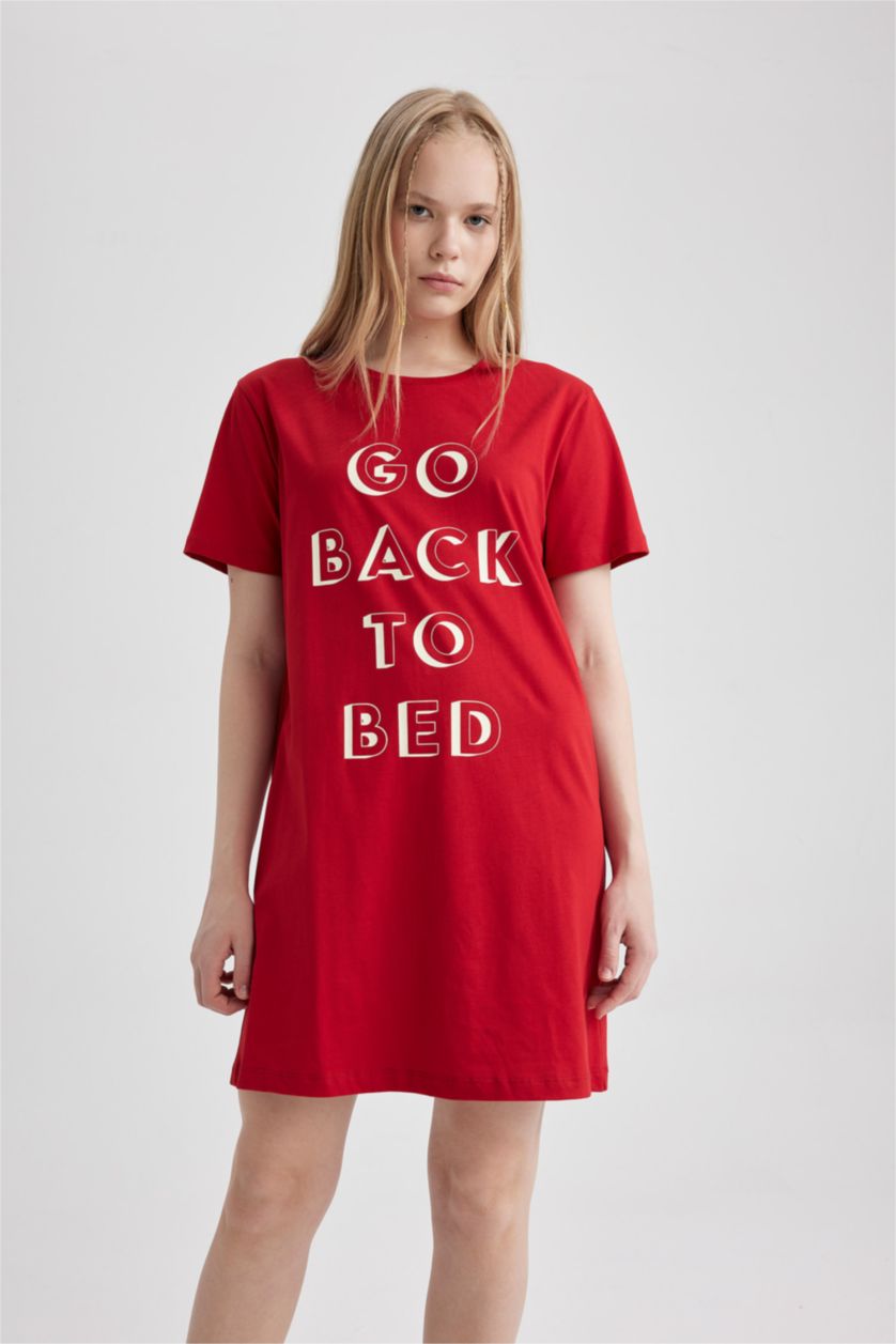 FEMME Rouge Robe En Tricot Col Ras Du Cou