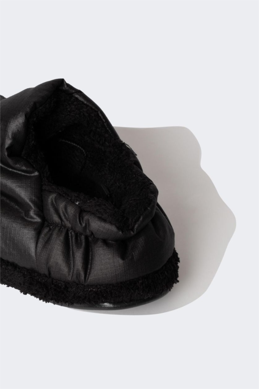 رجالي أسود شبشب رجالي أسود بكعب مسطح