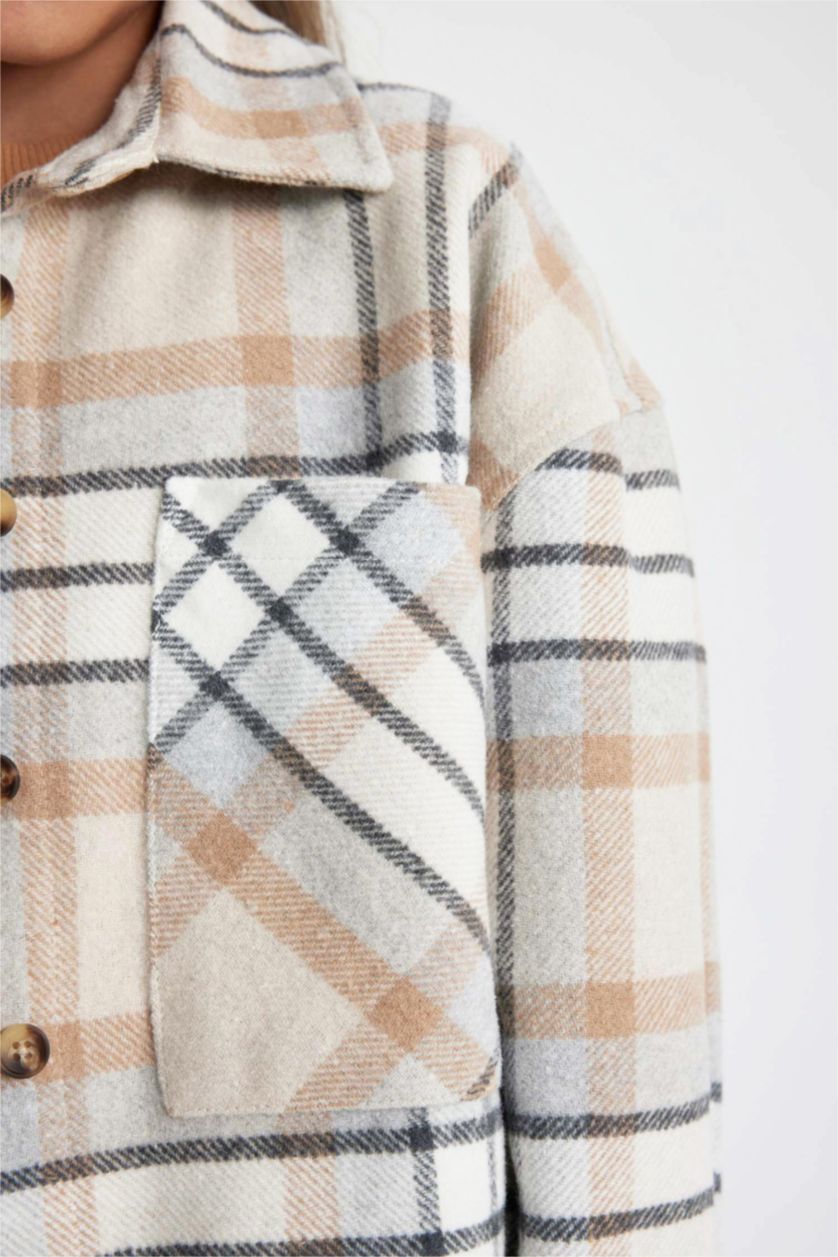 Девочки и подростки Серый Рубашка с длинным рукавом для девочек