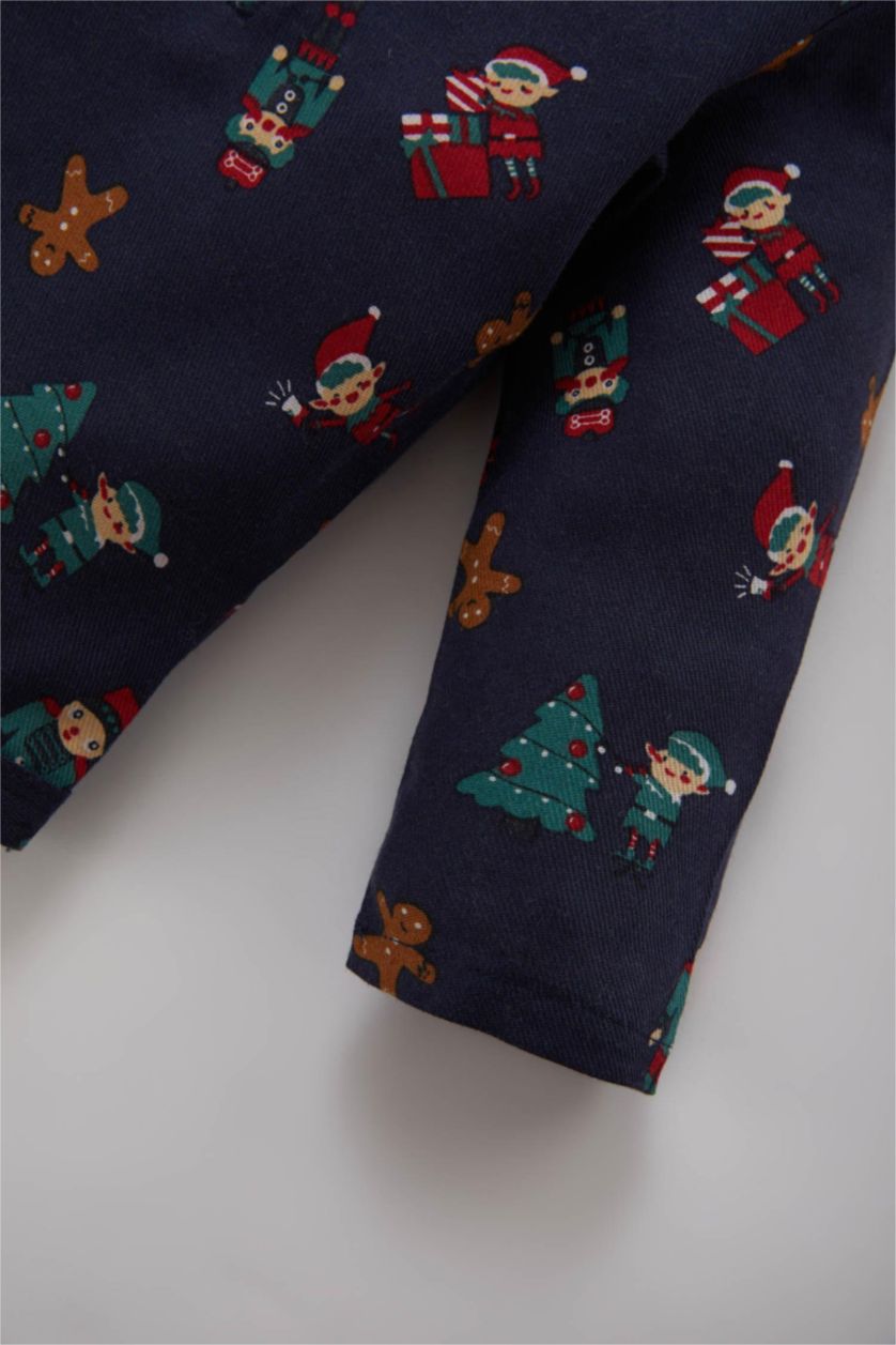 BABY GIRL NAVY Baby Boy New Year Themed Newborn Snap Body