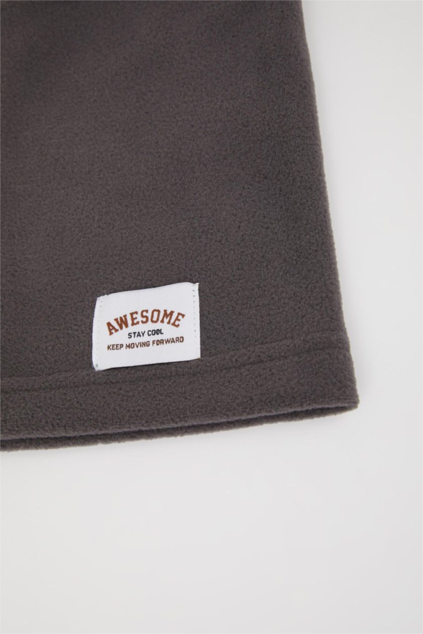 Erkek Çocuk - Genç Erkek Antrasit Erkek Çocuk Polar Bere ve Boyunluk