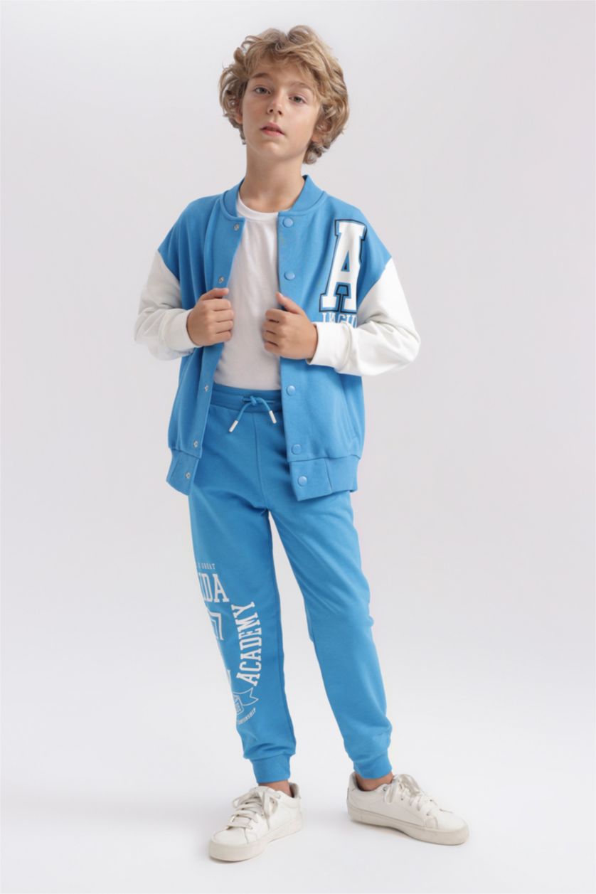 أولاد أزرق بنطلون اولادي قماش رقيق قصة عادية