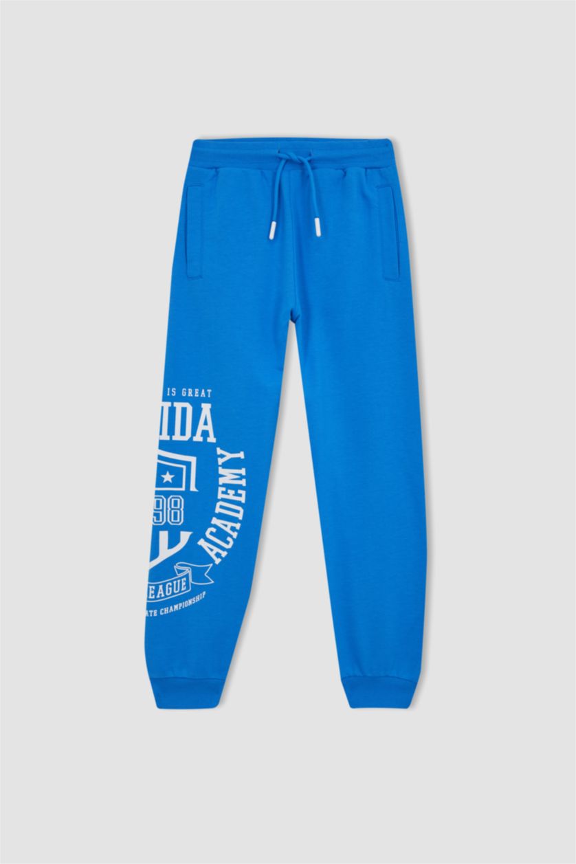 أولاد أزرق بنطلون اولادي قماش رقيق قصة عادية