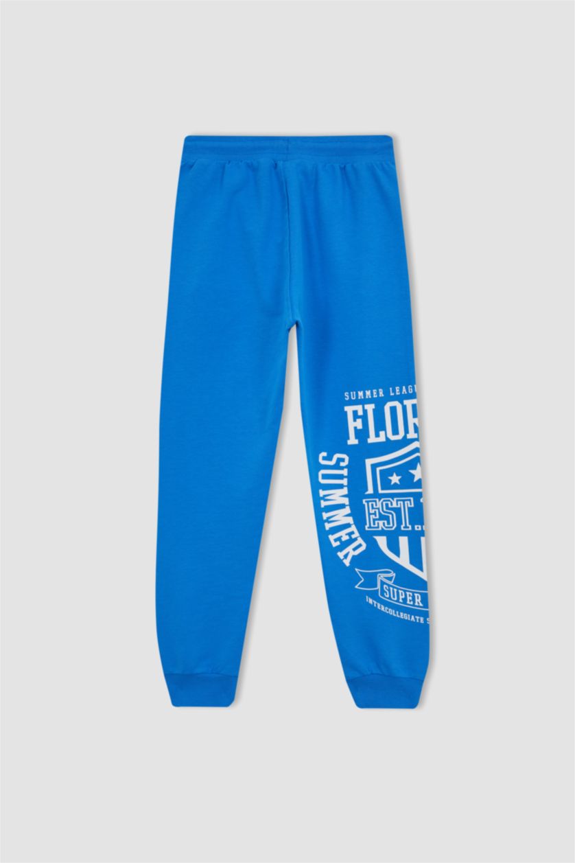 أولاد أزرق بنطلون اولادي قماش رقيق قصة عادية