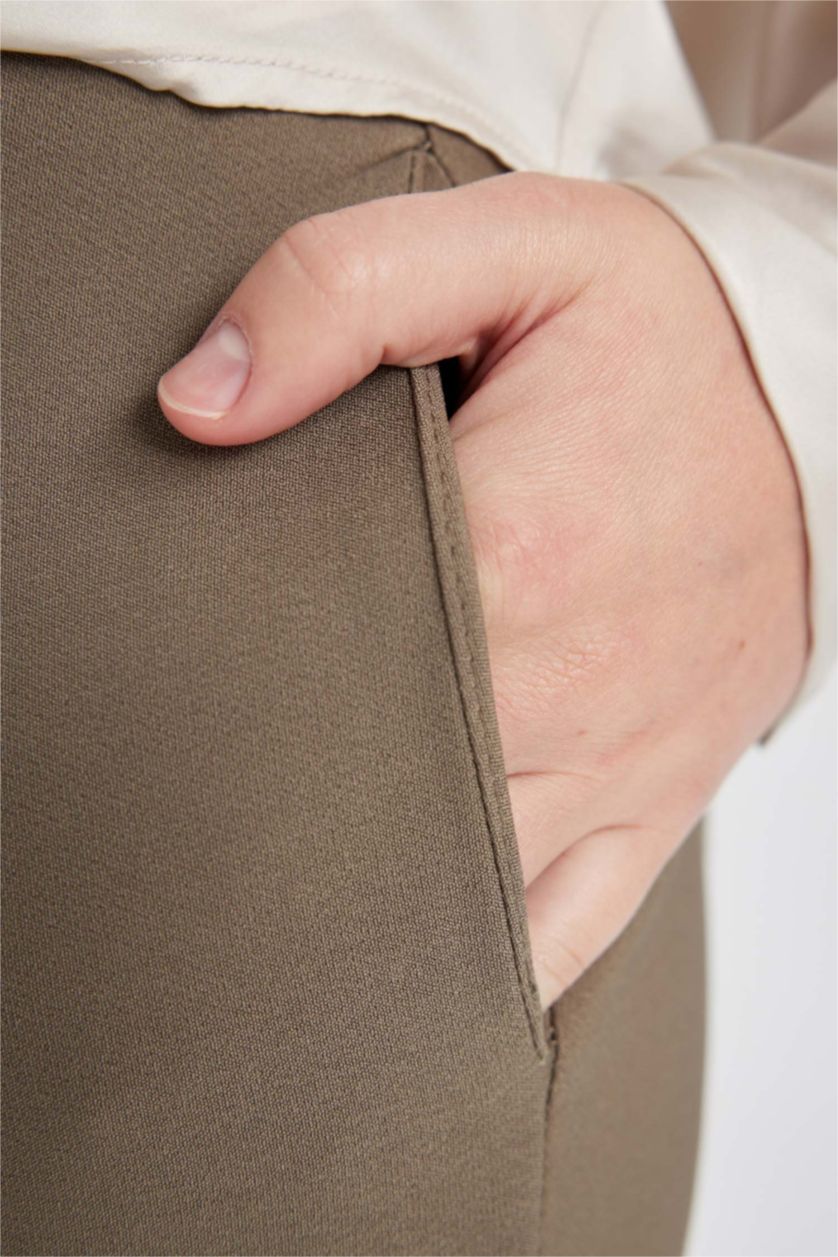 Женщины Хаки Брюки чиносы