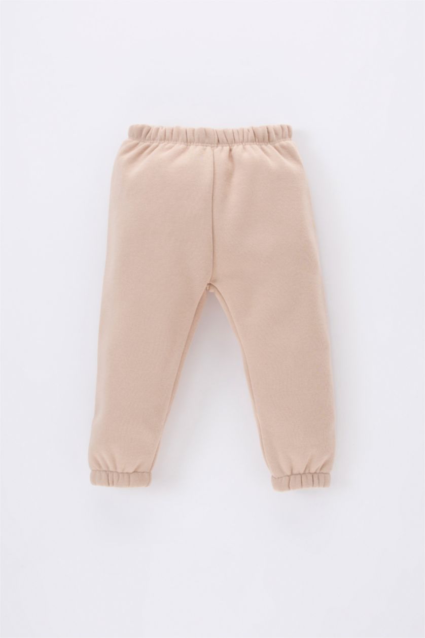 BÉBÉ FILLE Beige Ensemble De Sweat-Shirt Et Pantalon De Survêtement Pour Bébé Fille - 2 Pièces