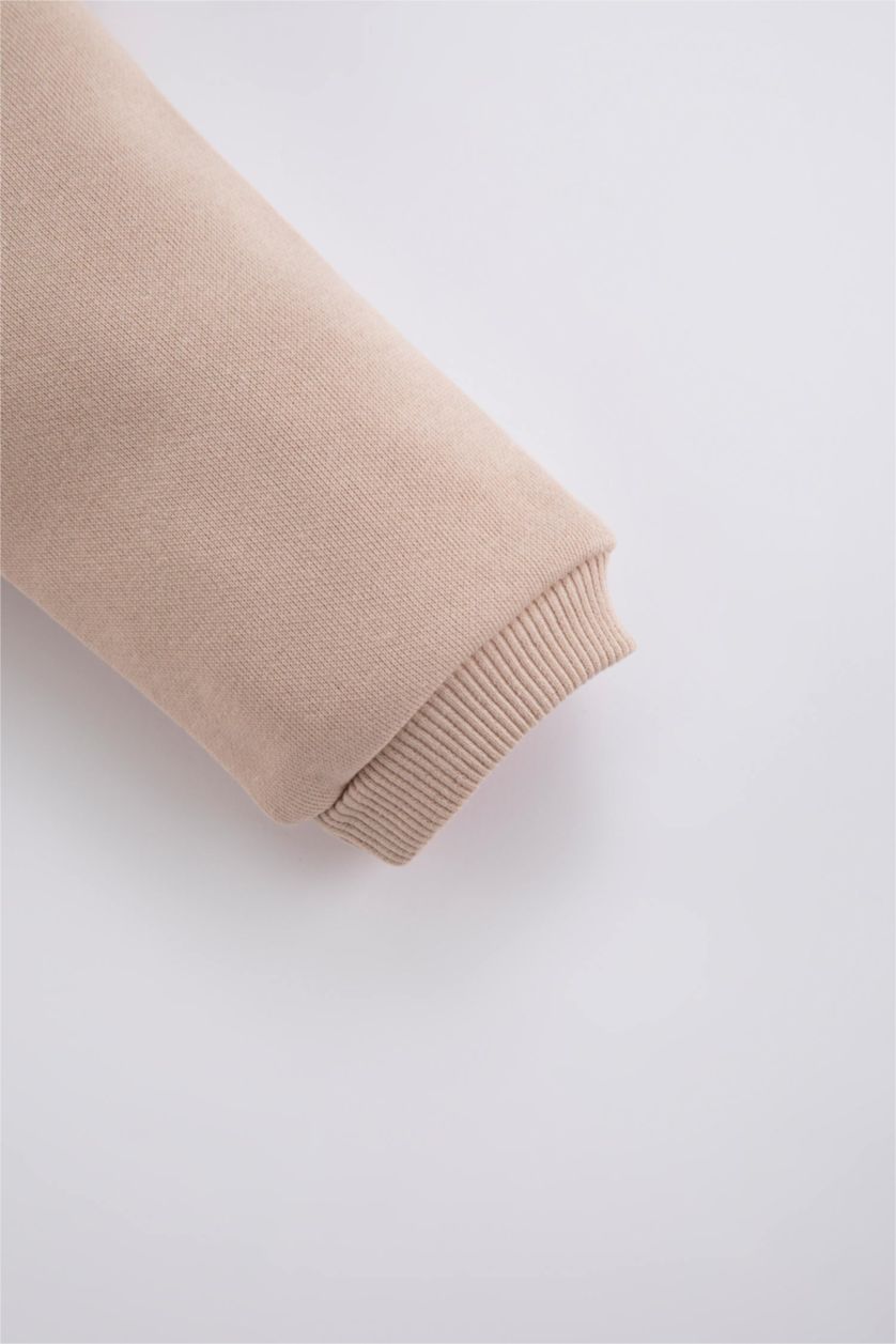 BÉBÉ FILLE Beige Ensemble De Sweat-Shirt Et Pantalon De Survêtement Pour Bébé Fille - 2 Pièces