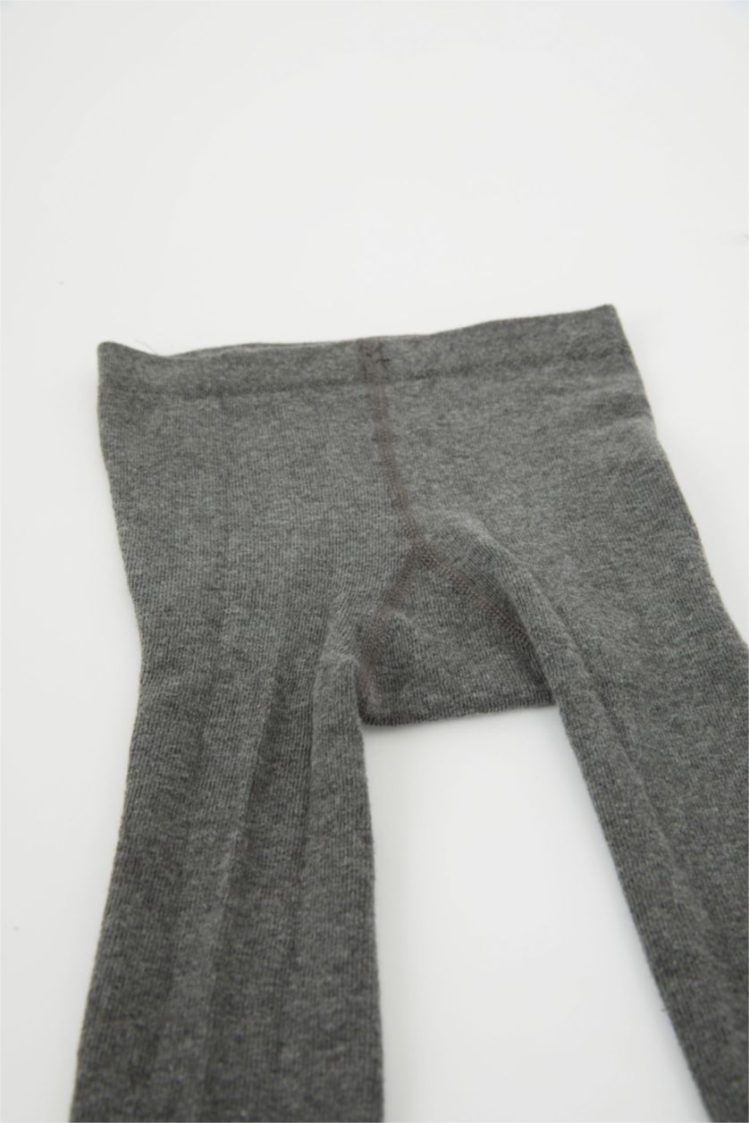 Erkek Bebek Karma Erkek Bebek Okula Dönüş Kaydırmaz Taban 2'li Pamuklu Külotlu Çorap