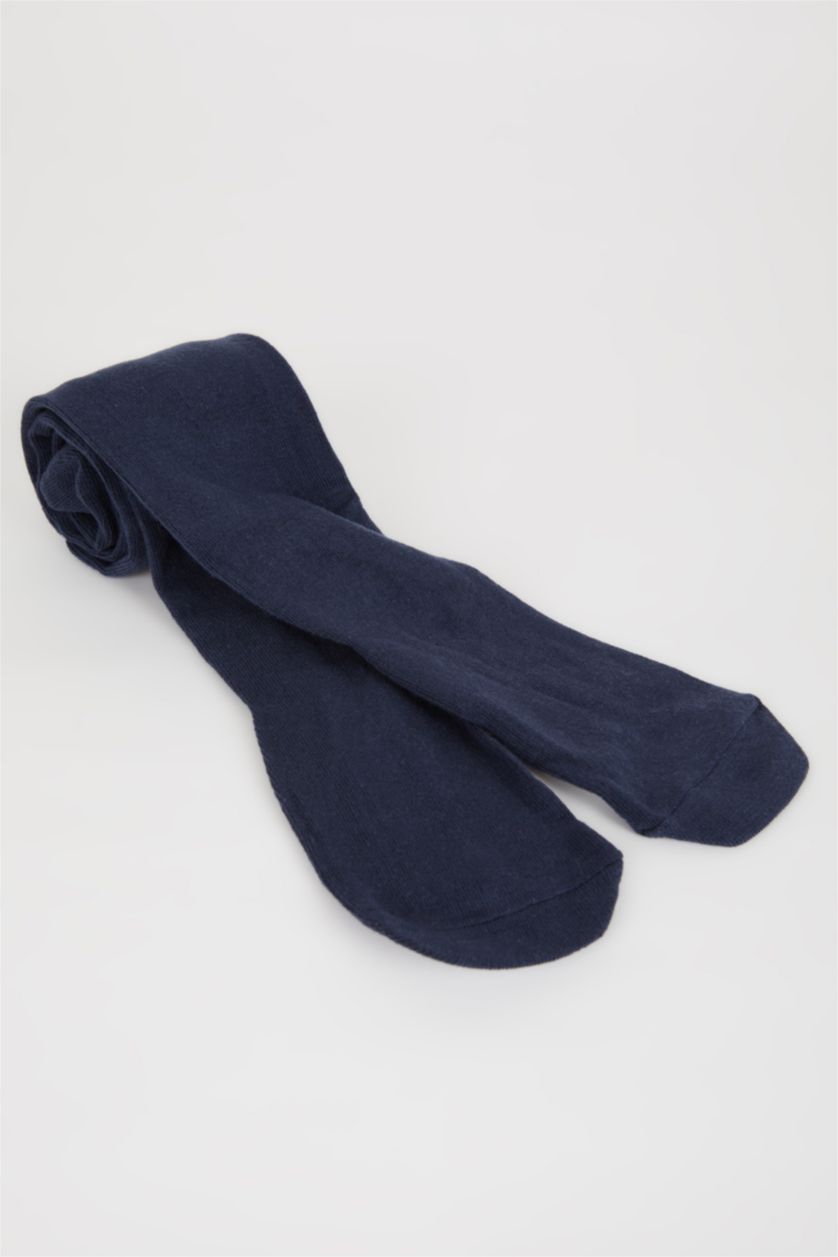 Erkek Çocuk - Genç Erkek Lacivert Pamuklu Külotlu Çorap Erkek Çocuk