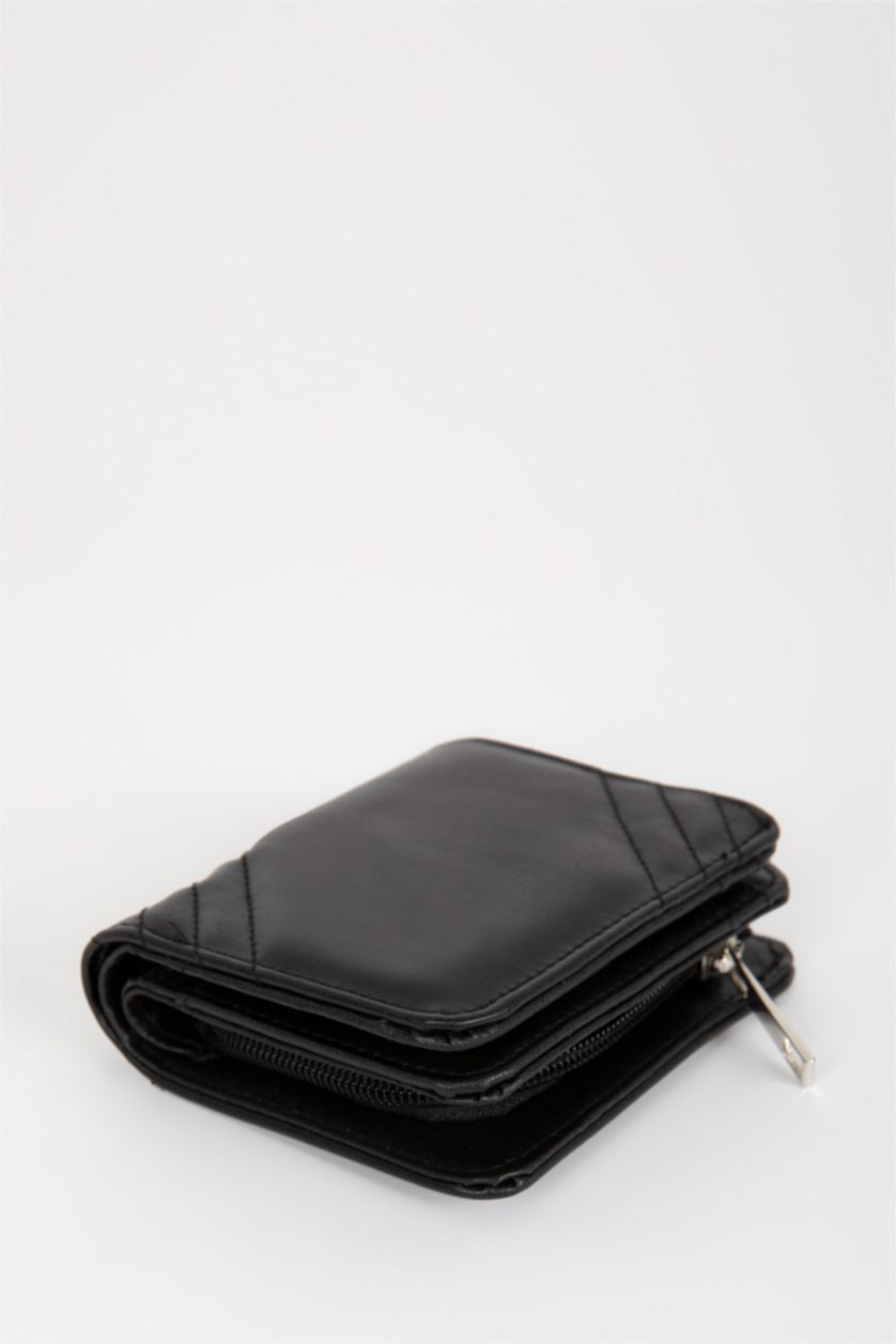 نساء أسود محفظة نسائي جلد صناعي