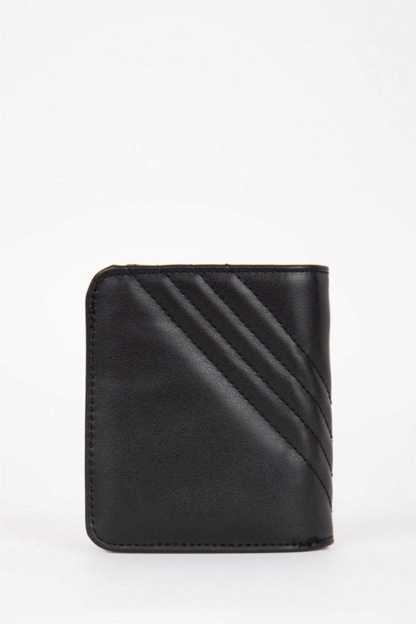 نساء أسود محفظة نسائي جلد صناعي