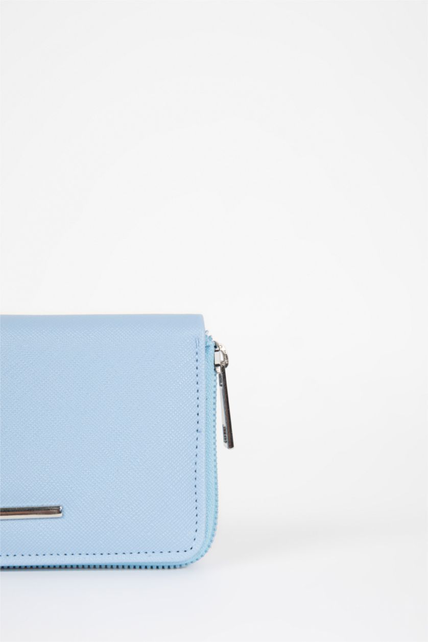 Kadın Mavi Kadın Suni Deri Cüzdan