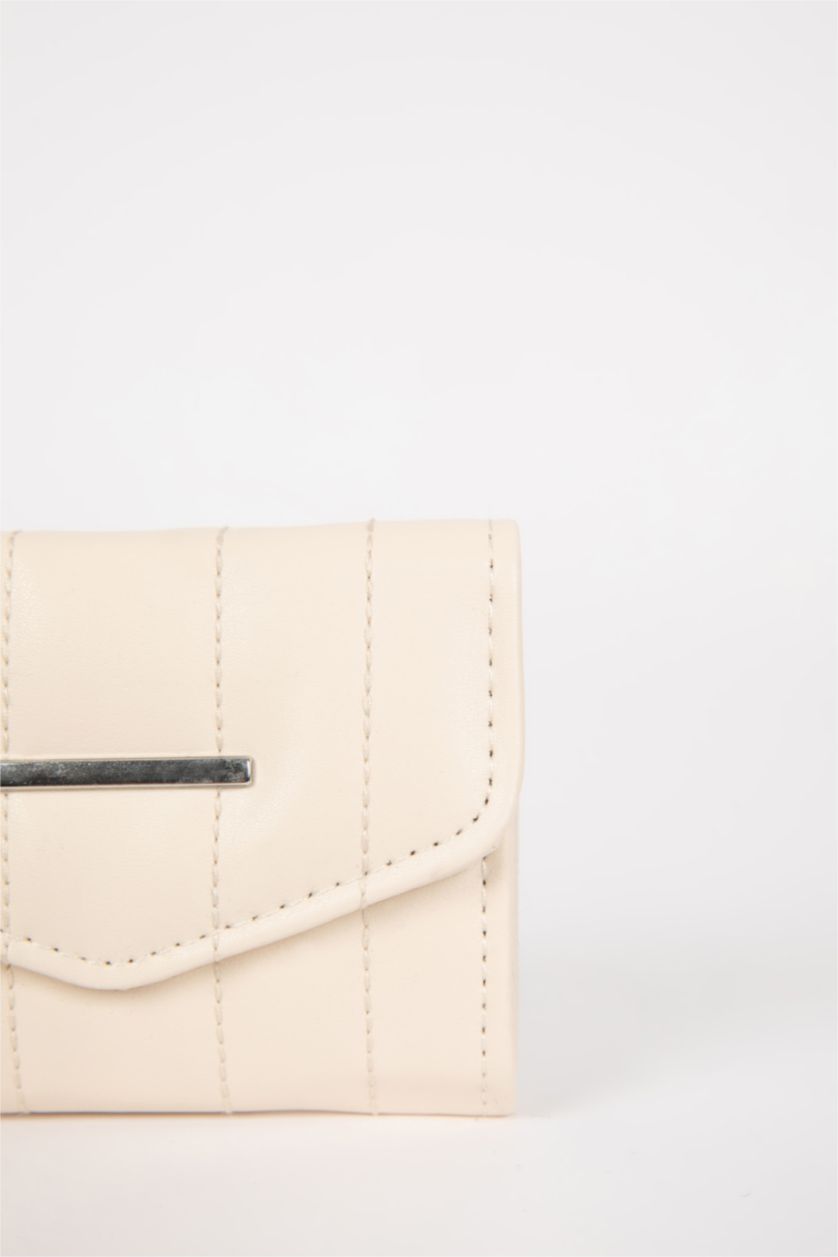 Kadın Bej Kadın Suni Deri Cüzdan