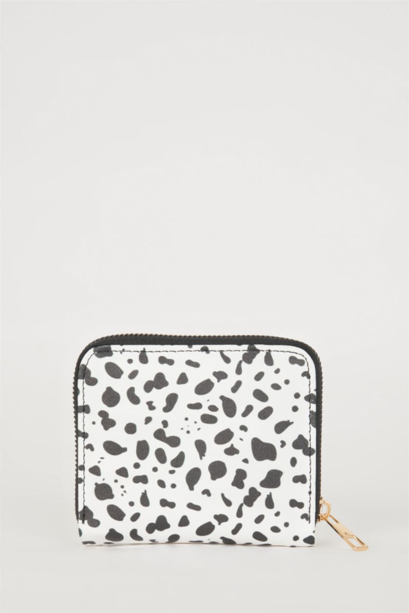 Kadın Karma Kadın Zebra Desenli Suni Deri Cüzdan