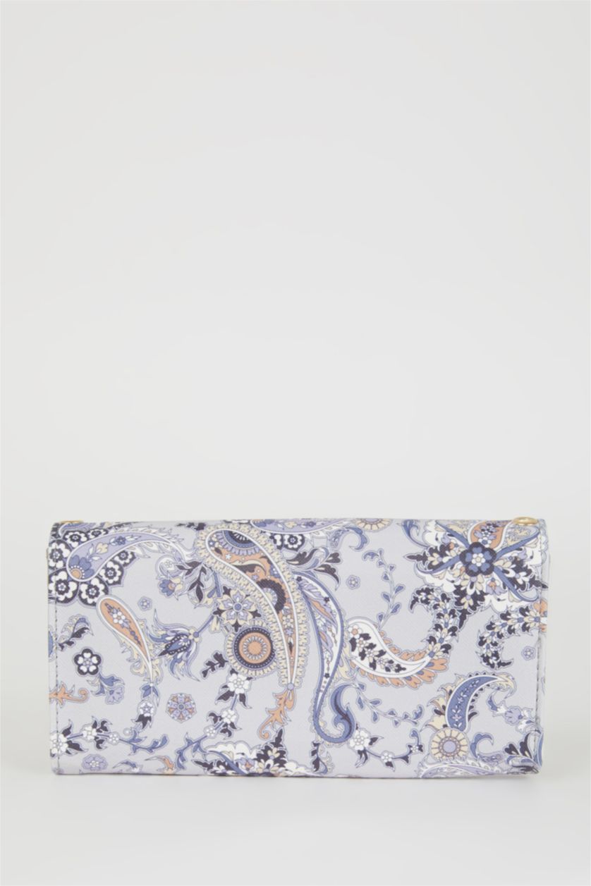 Women Grey Woman Crepe Wallets