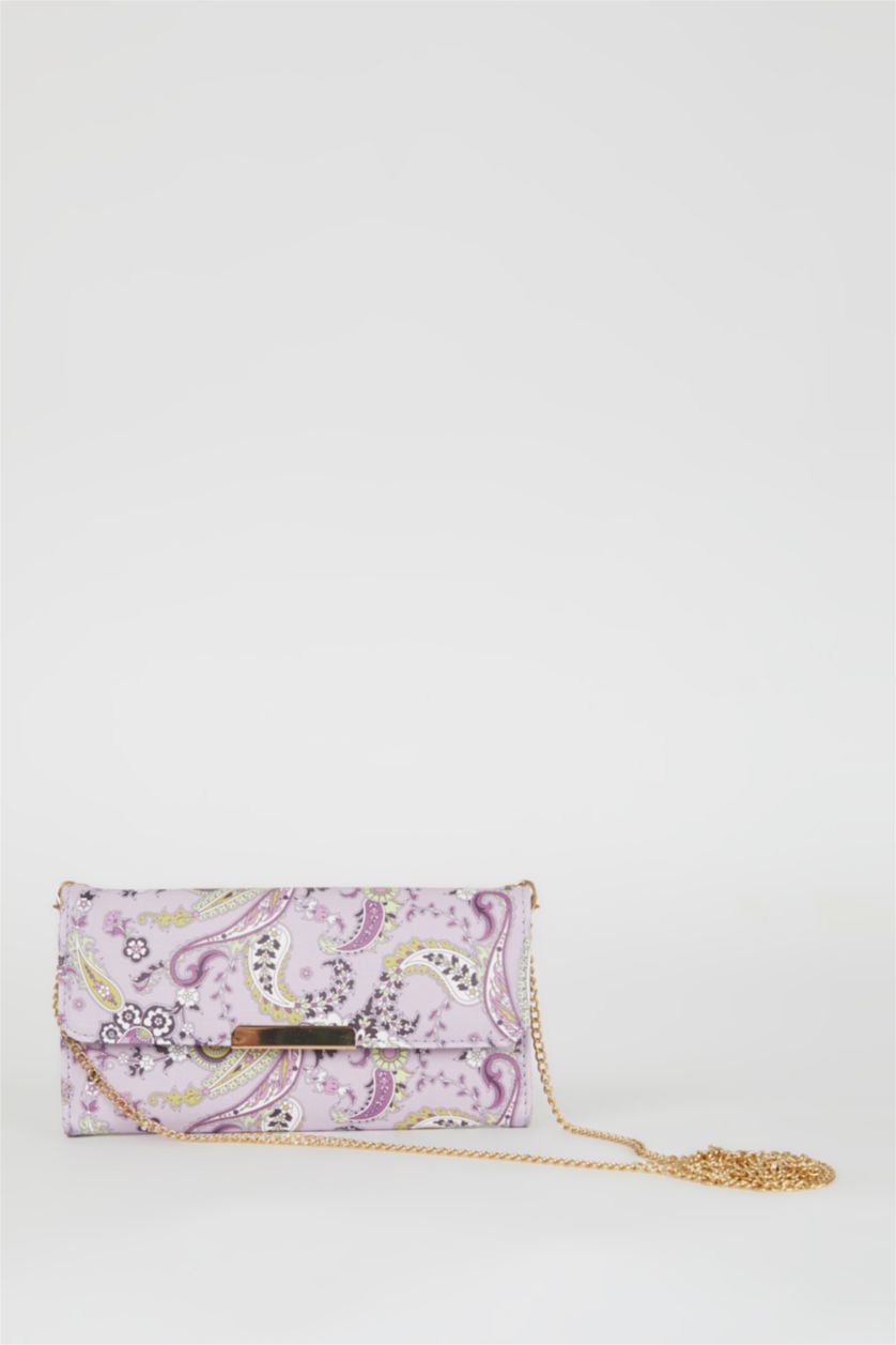 نساء أرجواني محفظة نسائي منقوش