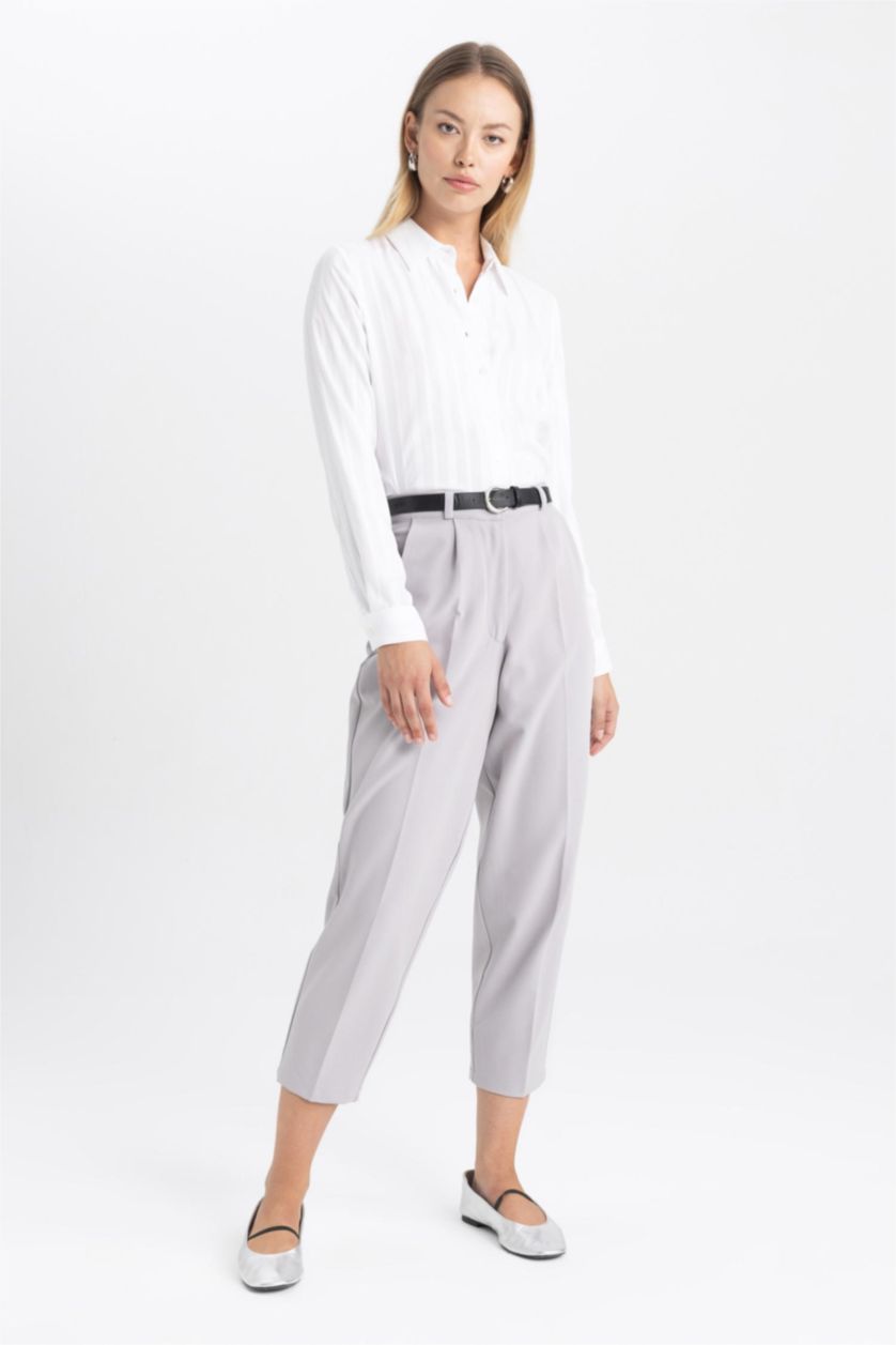 Әйелдерге Сұр тарылған пішім толарсақ Шалбар