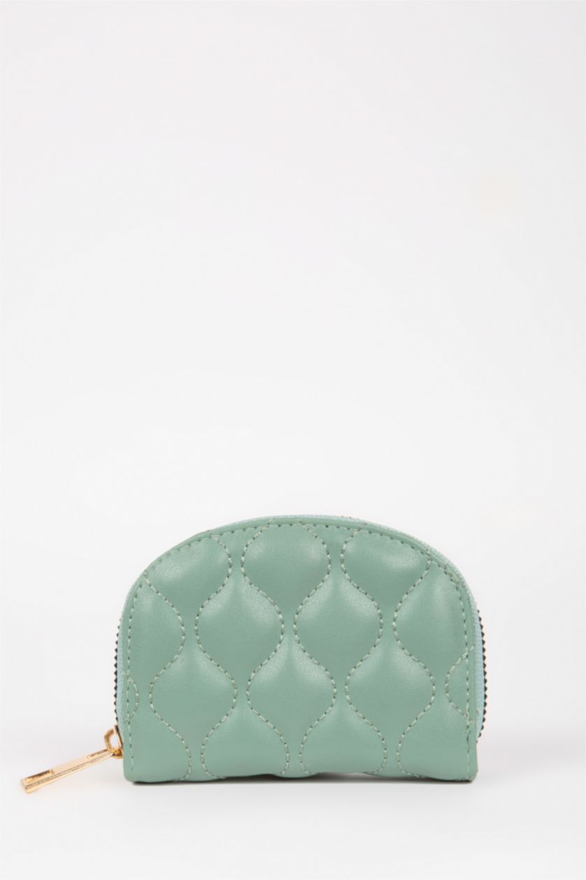 Kadın Mint Kadın Kapitoneli Cüzdan