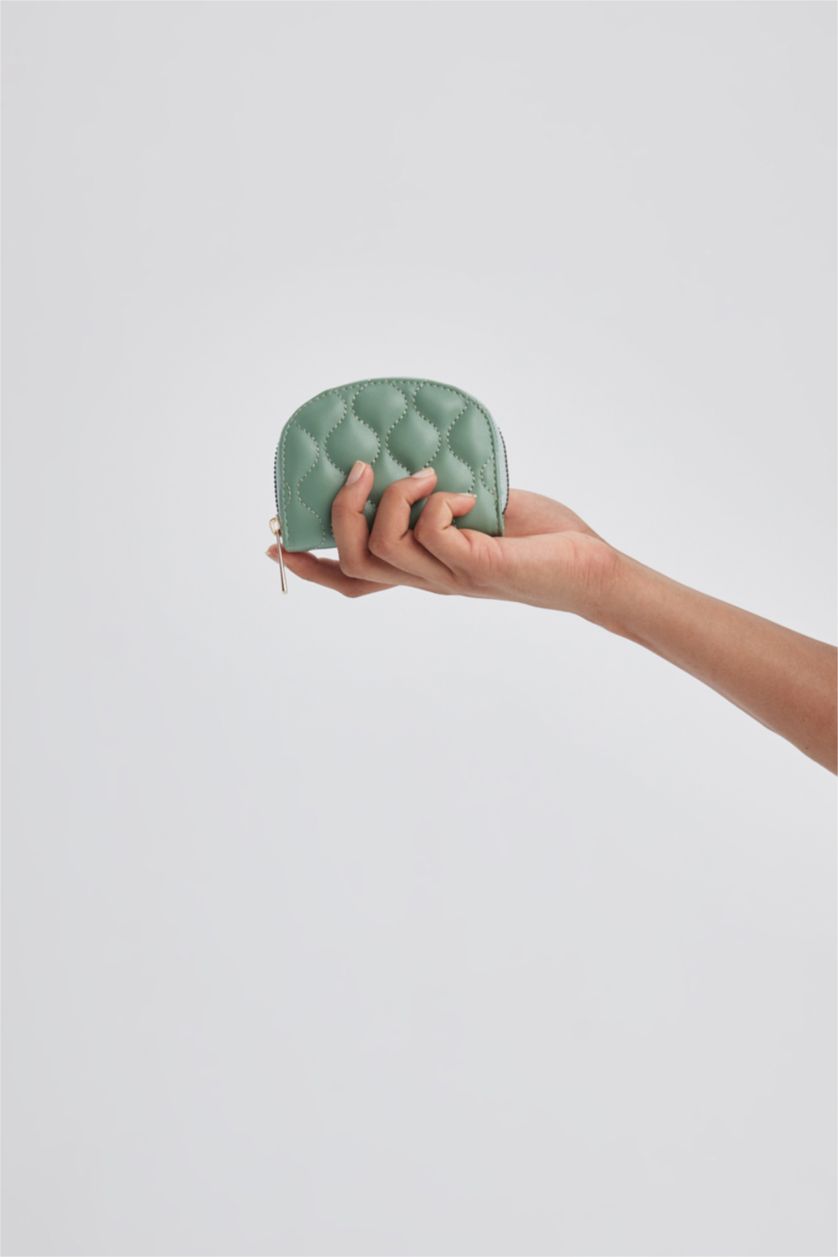 Kadın Mint Kadın Kapitoneli Cüzdan