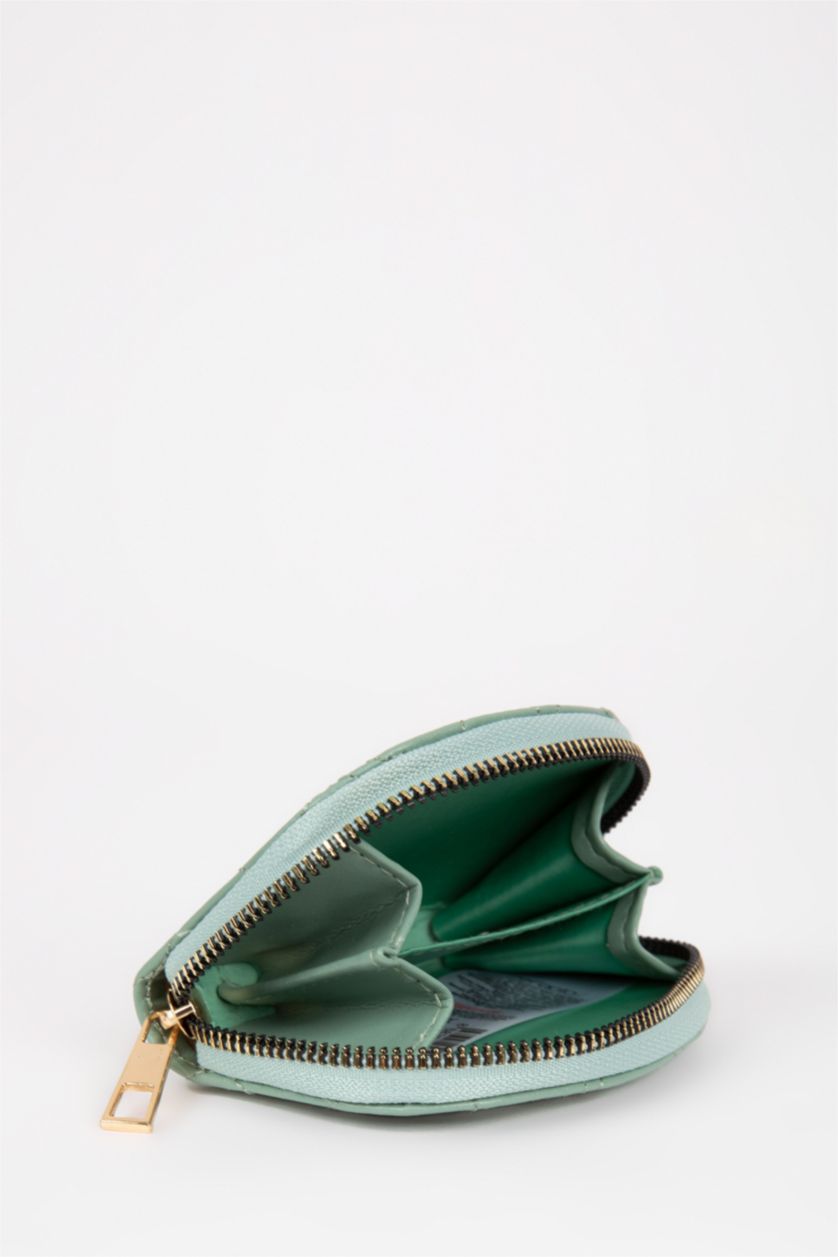 Kadın Mint Kadın Kapitoneli Cüzdan