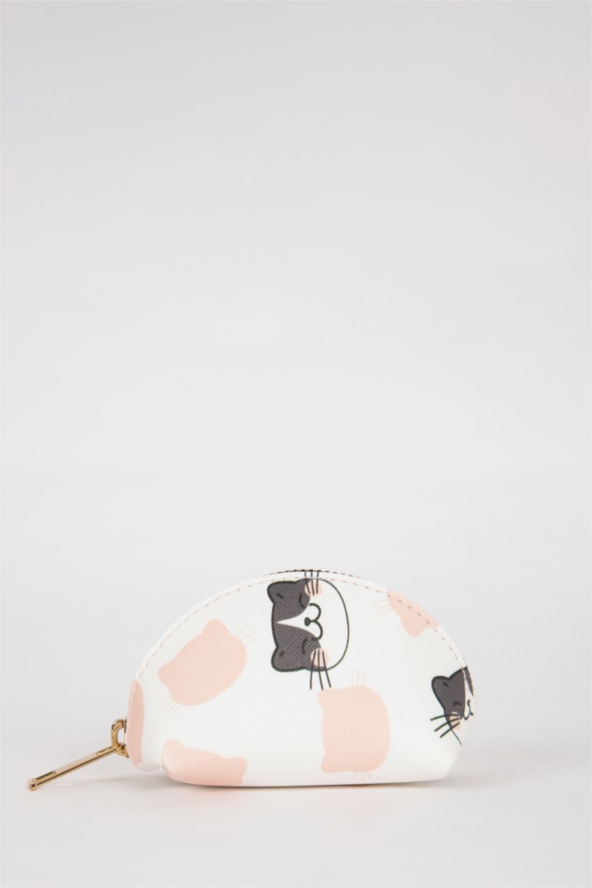 نساء أبيض محفظة عملات