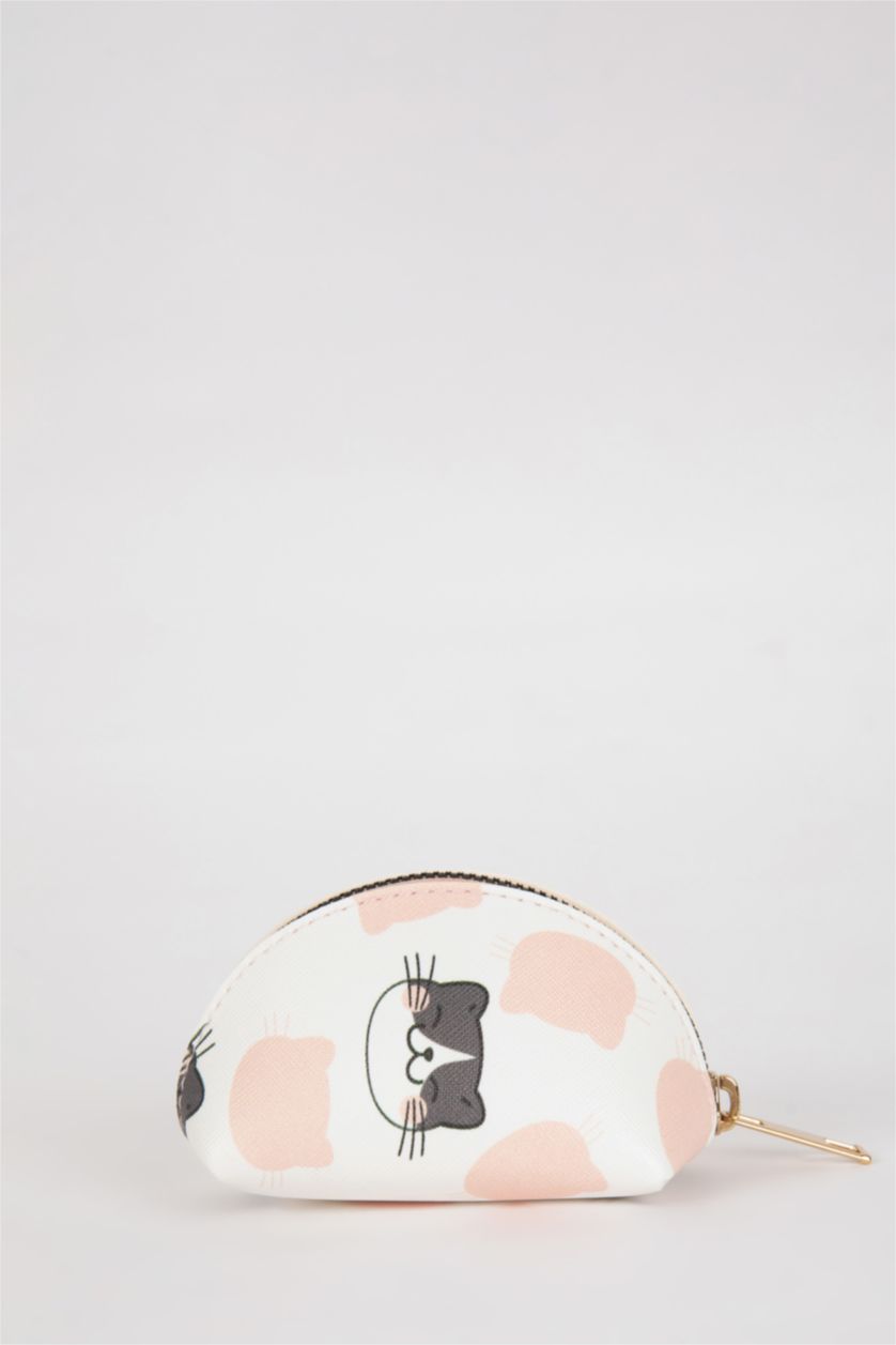 نساء أبيض محفظة عملات