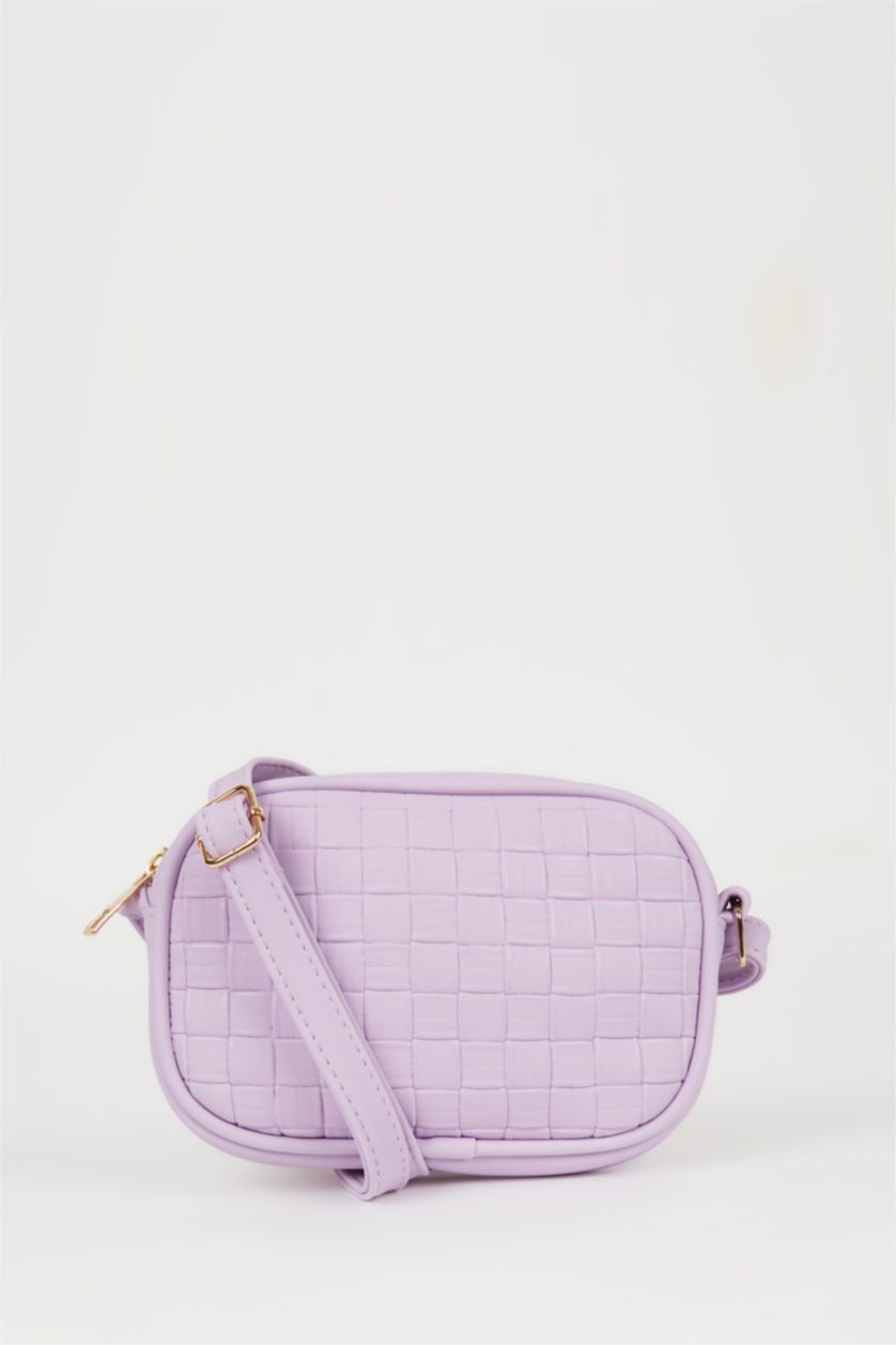 GIRLS & TEENS Lilac Faux Leather Crossbody Bag