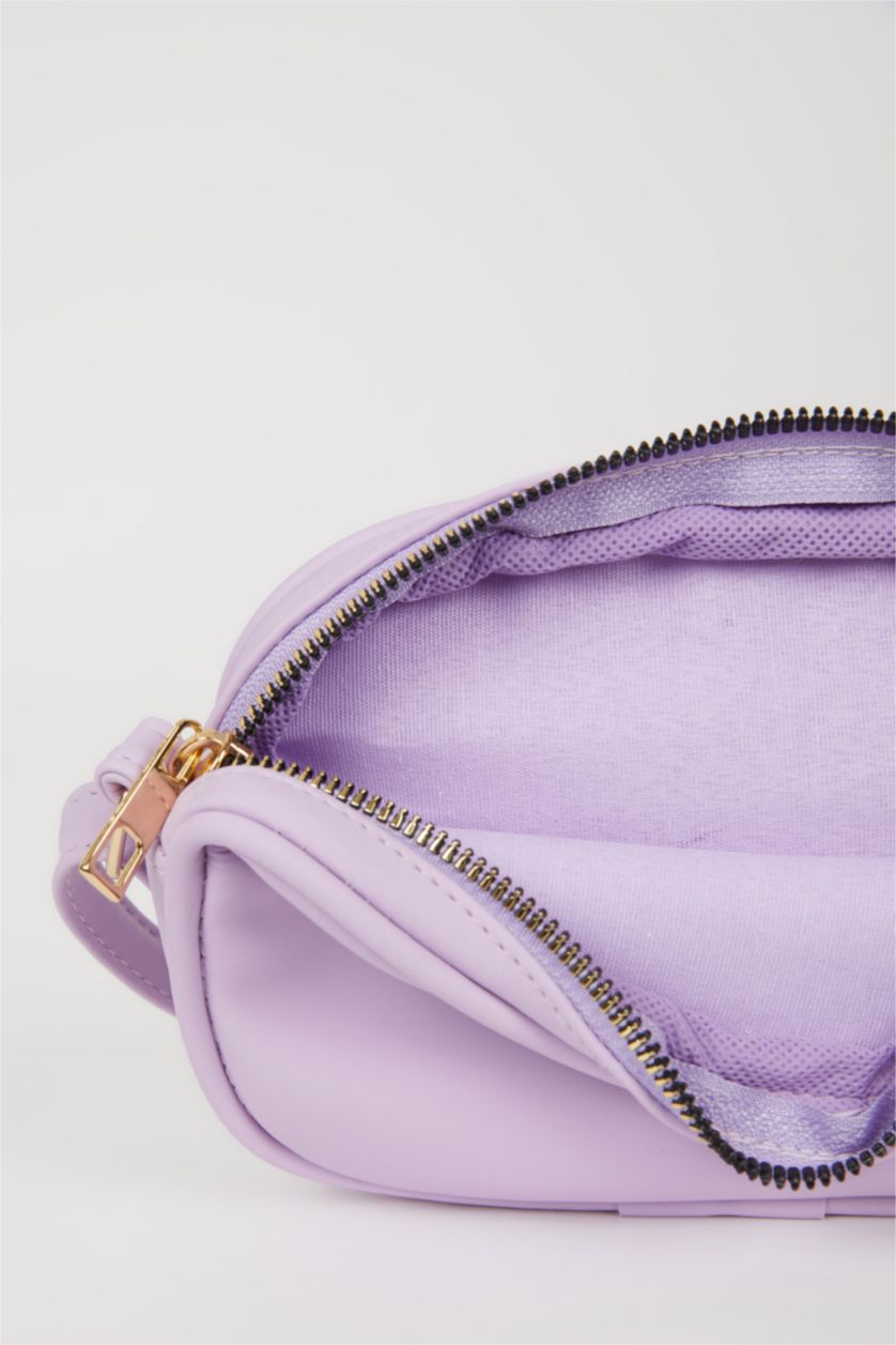 GIRLS & TEENS Lilac Faux Leather Crossbody Bag