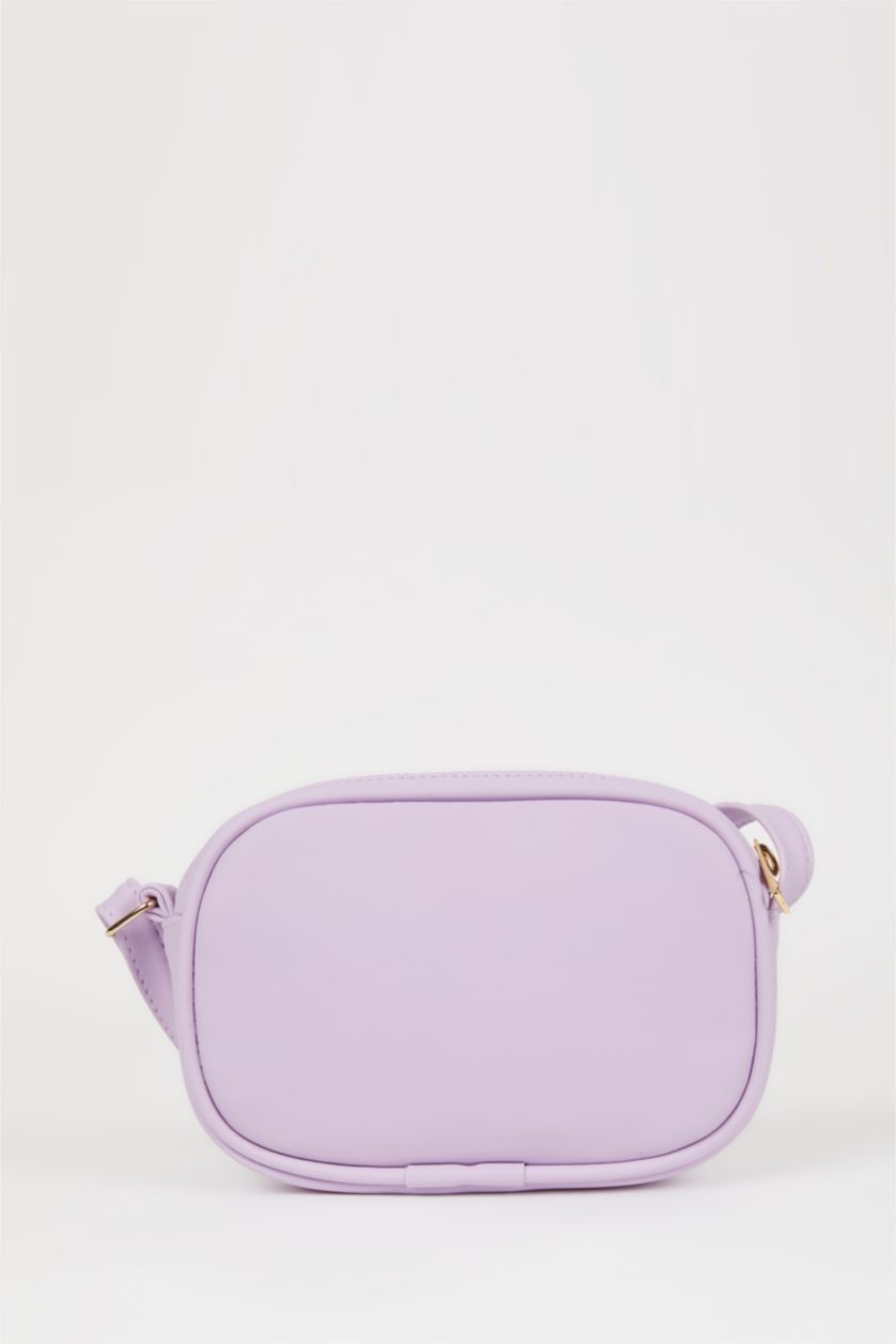 GIRLS & TEENS Lilac Faux Leather Crossbody Bag