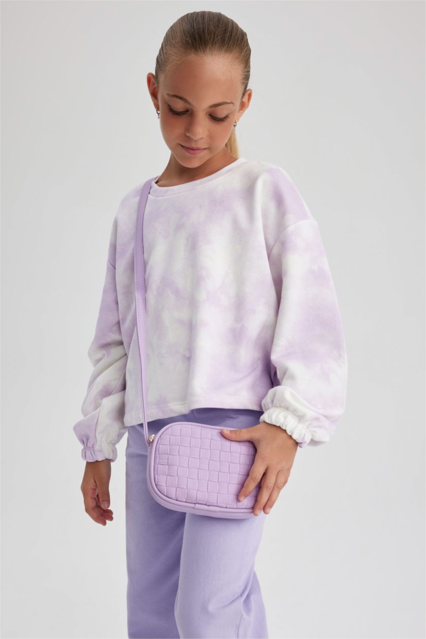 GIRLS & TEENS Lilac Faux Leather Crossbody Bag