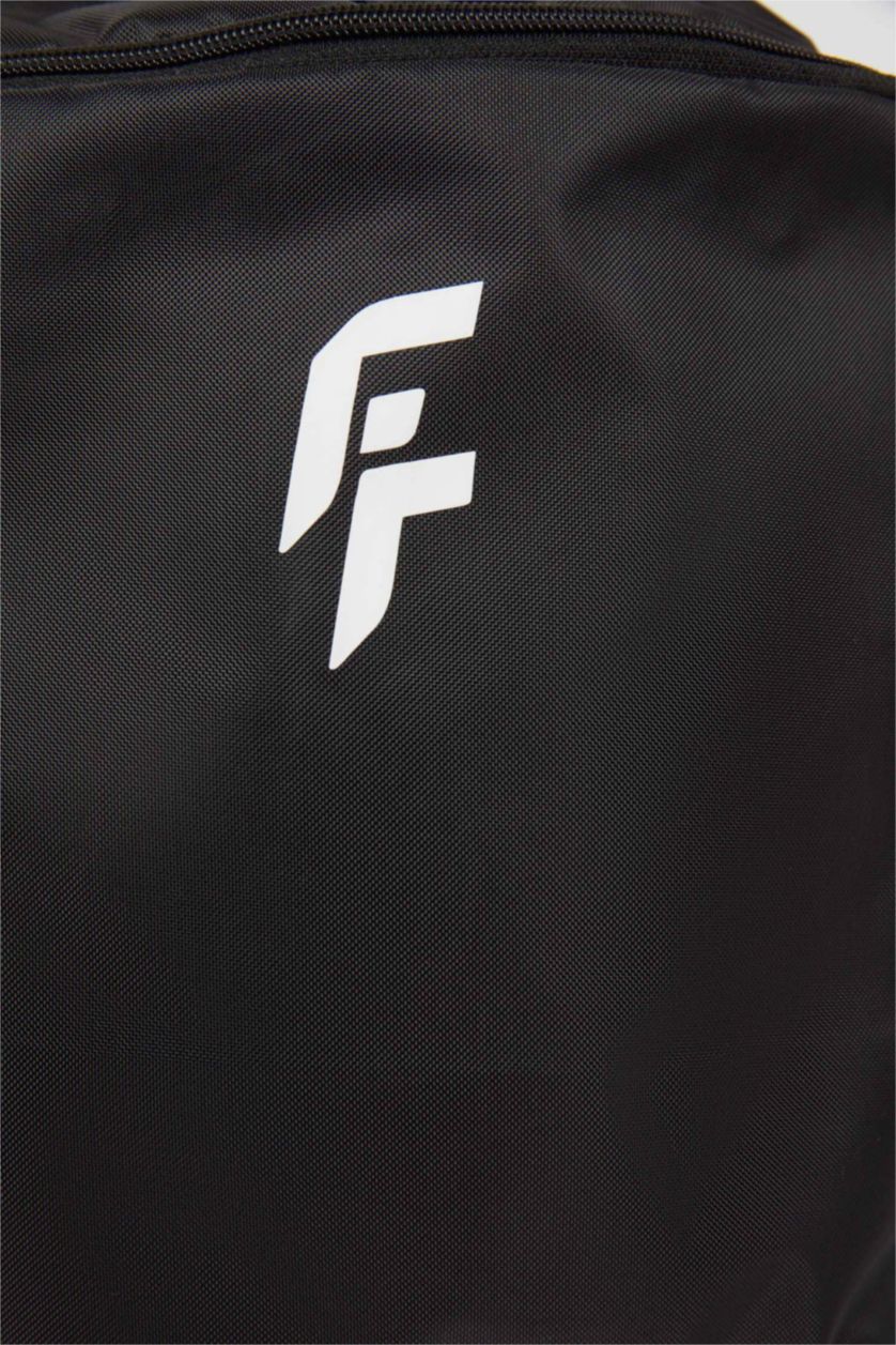 Erkek Siyah Unisex Su Geçirmez Kumaş Okul Sırt Çantası