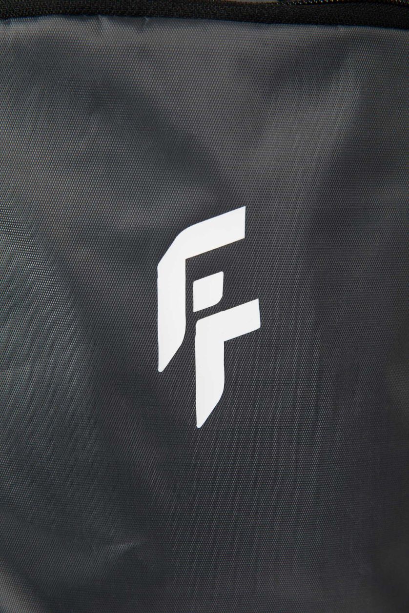 Erkek Gri Erkek Su Geçirmez Kumaş Slogan Sırt Çantası