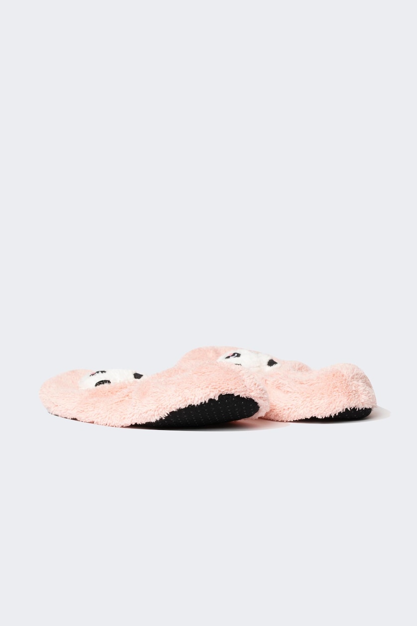 WOMAN Pink Woman Flat Sole Boots For House