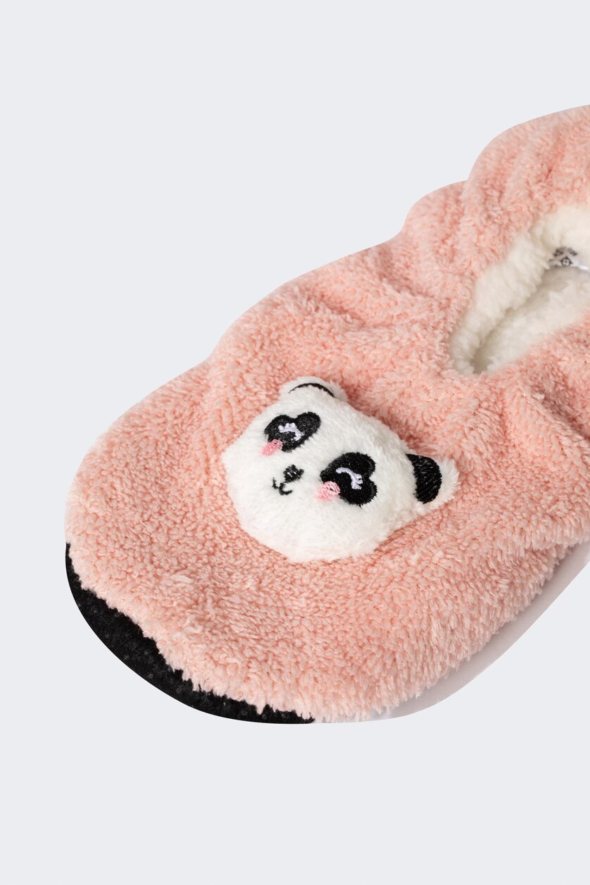WOMAN Pink Woman Flat Sole Boots For House