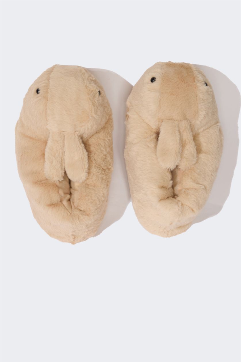 Woman Beige Woman Flat Sole Home Boots