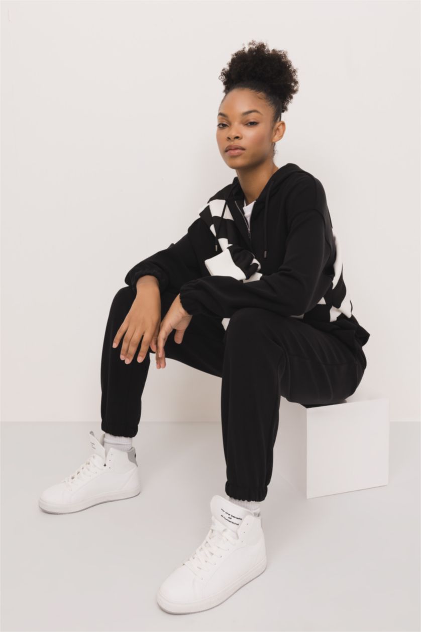 حريمي أنثرا بنطلون سويت بانتس قصة عادية بجيب من DeFactoFit