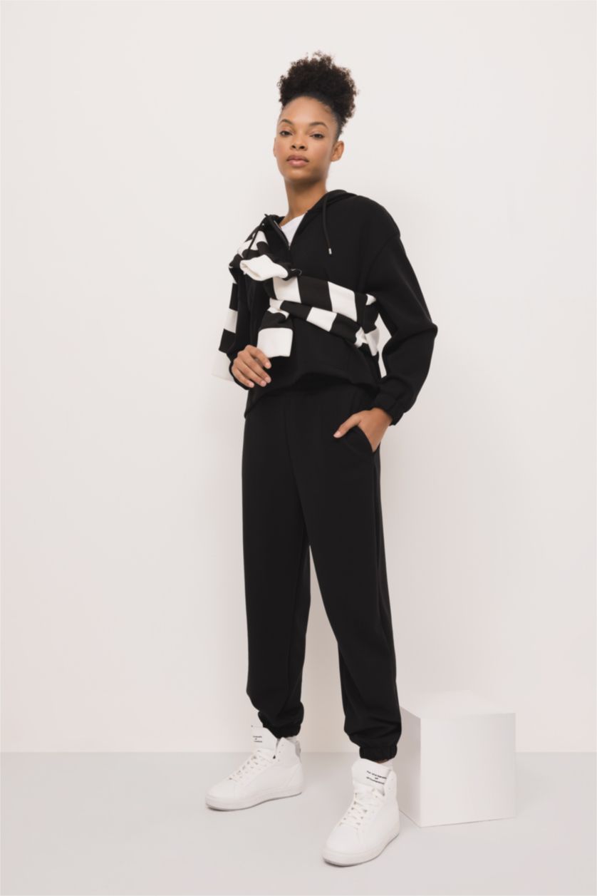 حريمي أنثرا بنطلون سويت بانتس قصة عادية بجيب من DeFactoFit