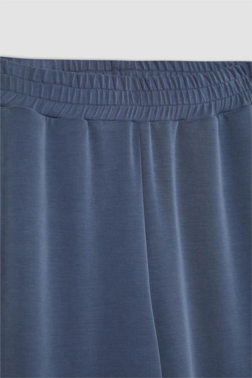 Woman Indigo DeFactoFit Standard Fit Double Pocket Jogger Sweatpants