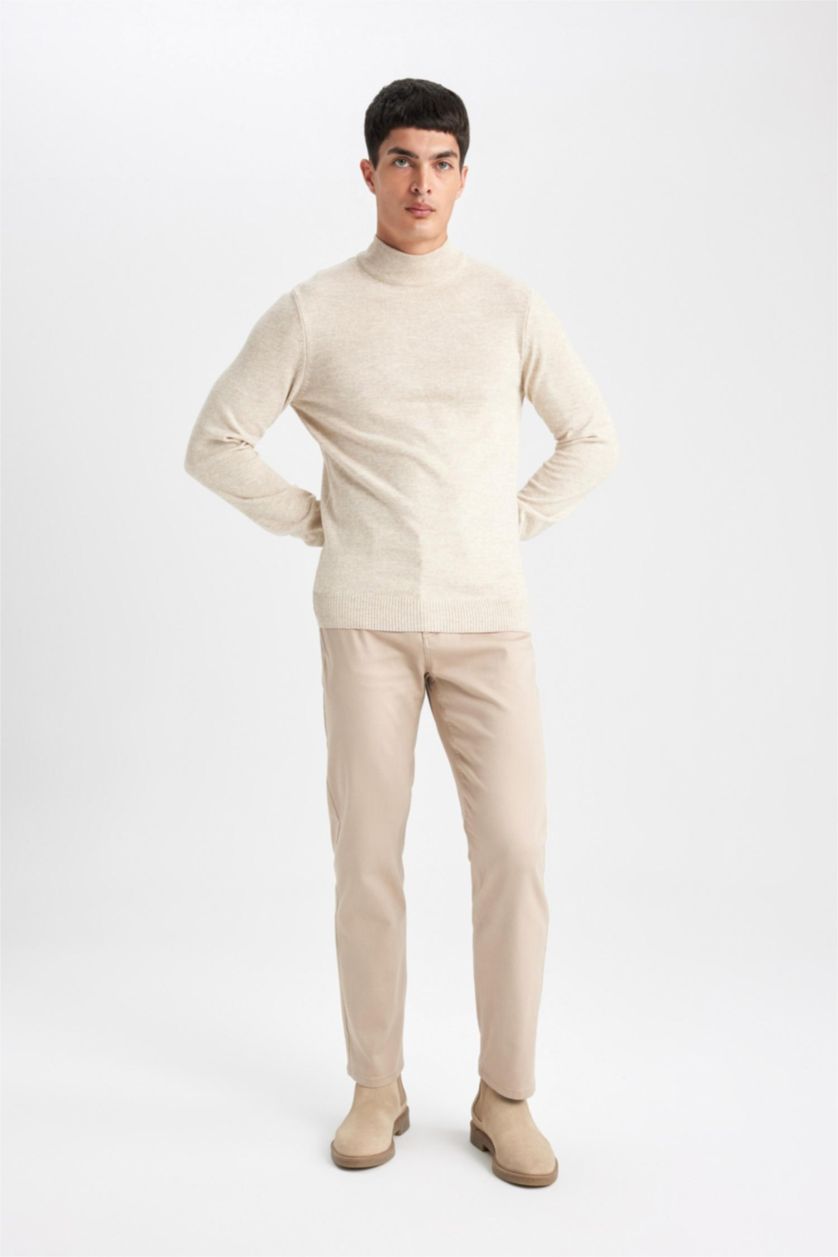 MAN Sand Regular Fit Trousers