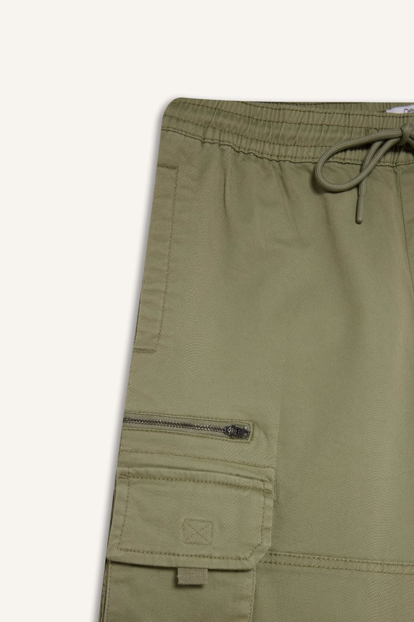 Мужчины Хаки Джоггеры с карманами