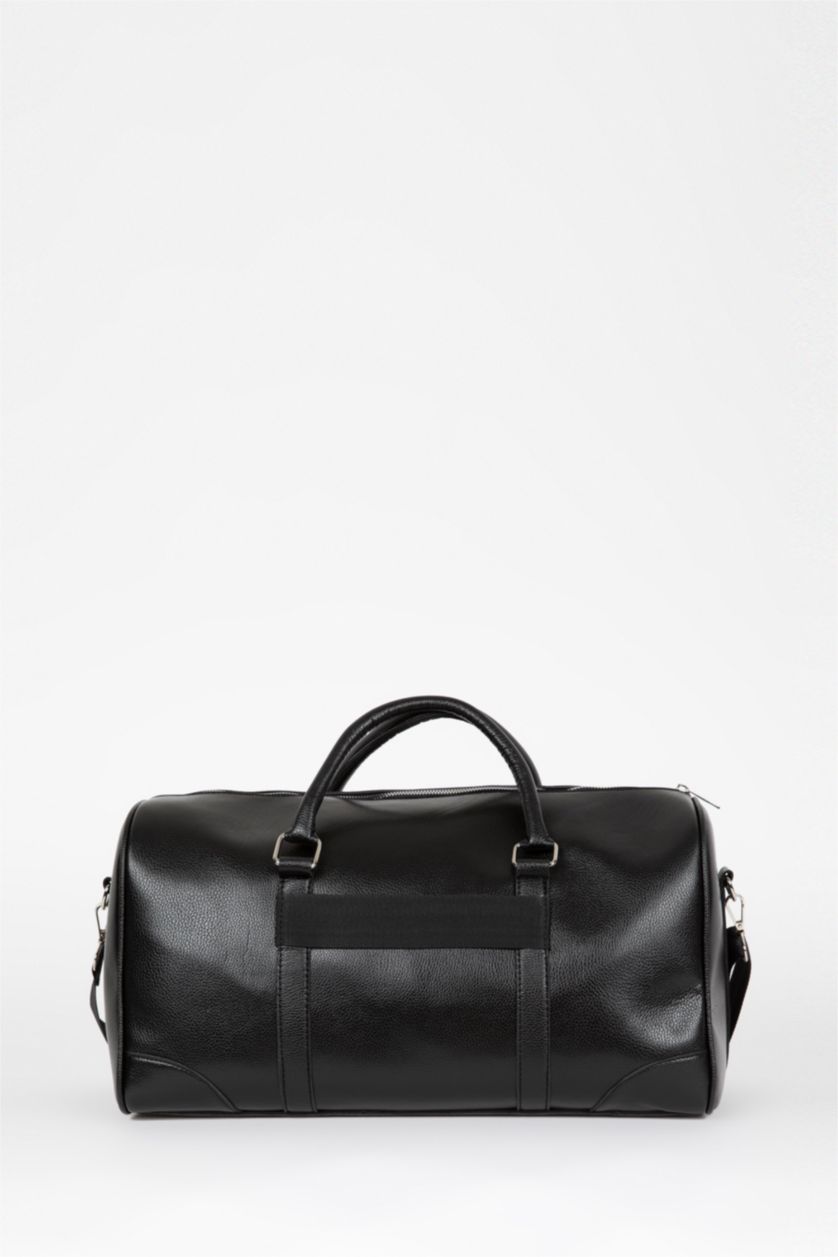 رجالي أسود شنطة سفر و رياضة رجالي جلد صناعي