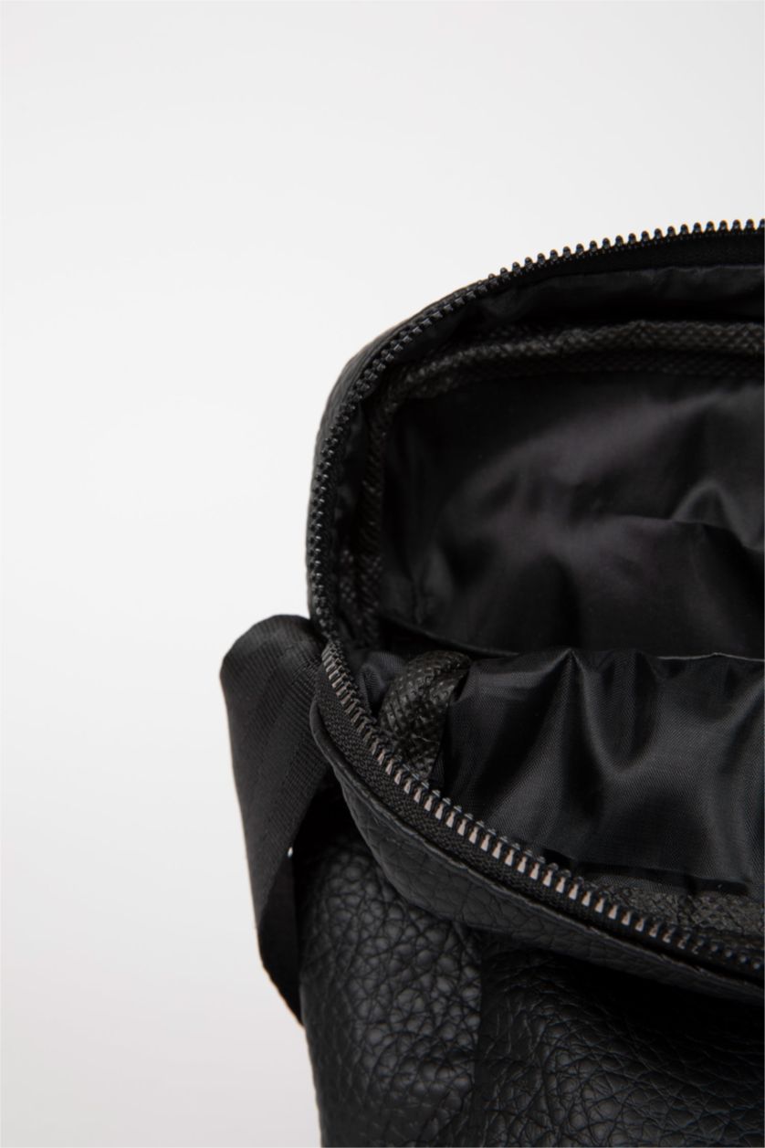 رجال أسود شنطة كروس رجالي جلد صناعي