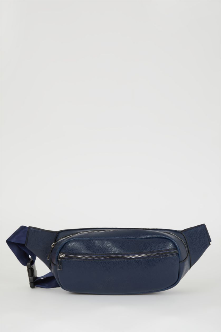 MAN NAVY Man Faux Leather Waist Bag