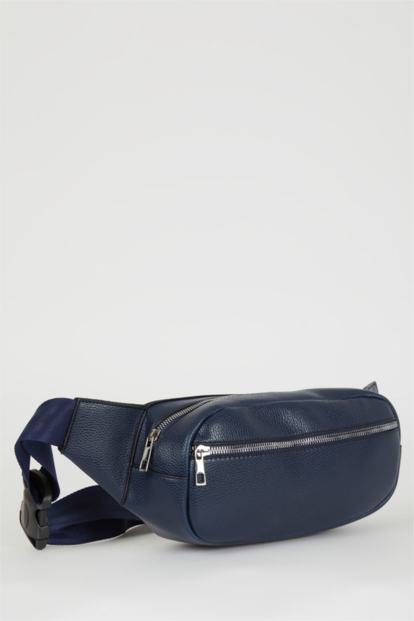 MAN NAVY Man Faux Leather Waist Bag