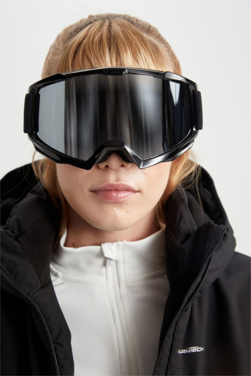 Kadın Siyah Kadın Kayak Gözlüğü