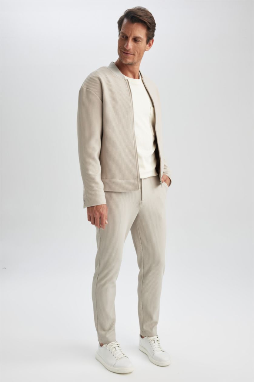 MAN Light Grey Jogger All Way Stretch Trousers